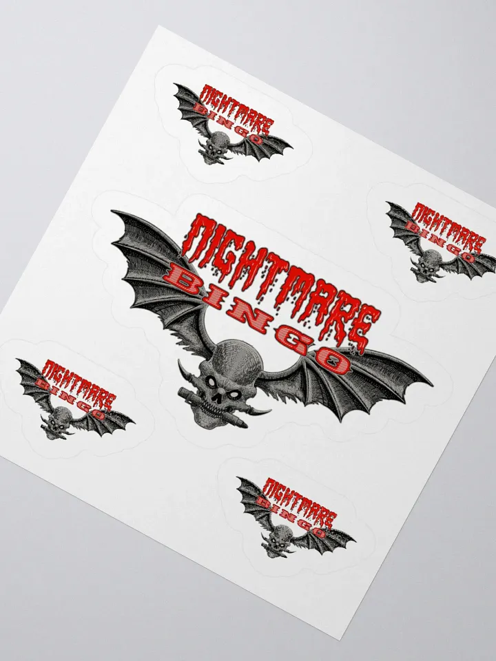 Nightmare Bingo Stickers product image (2)