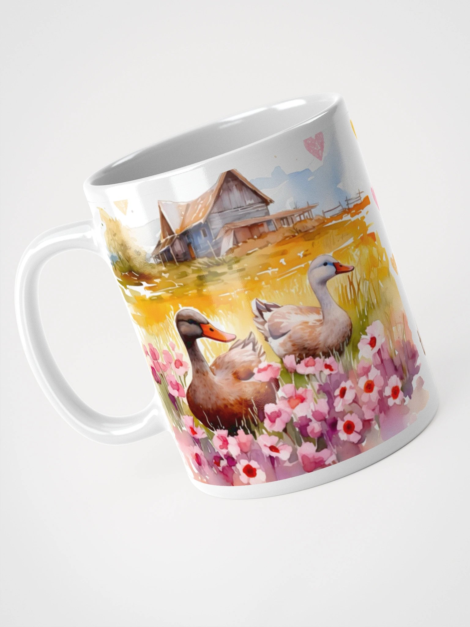 Meadow of Joy White Glossy Mug product image (5)