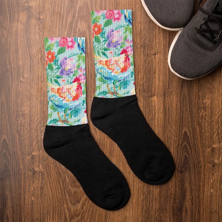 Floral Chicken Socks product image (7)