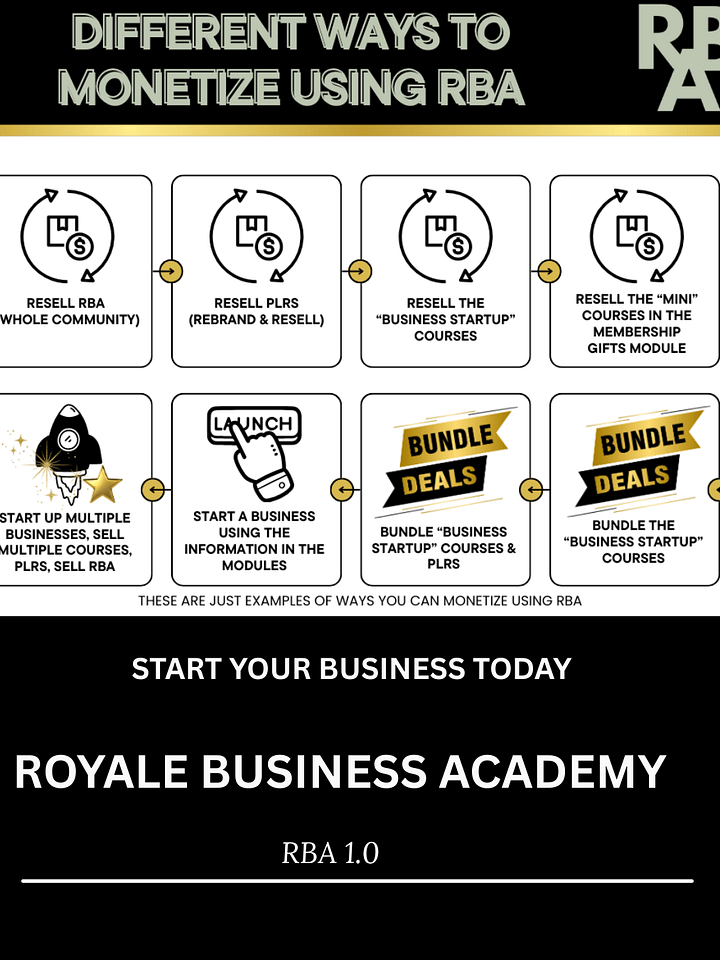 ROYALE BUSINESS ACADEMY- (RBA) 1.0 product image (2)