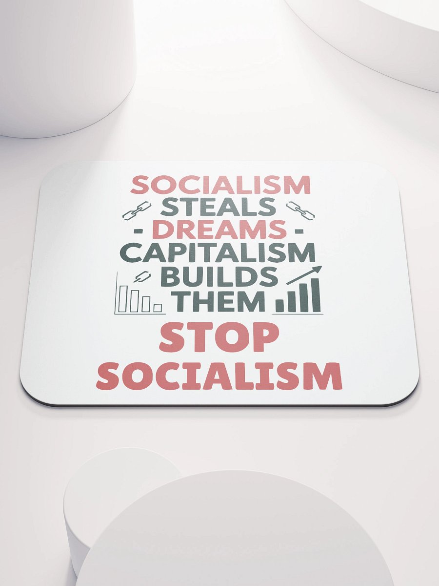 Stop Socialism, Build Your Future mouse pad product image (1)