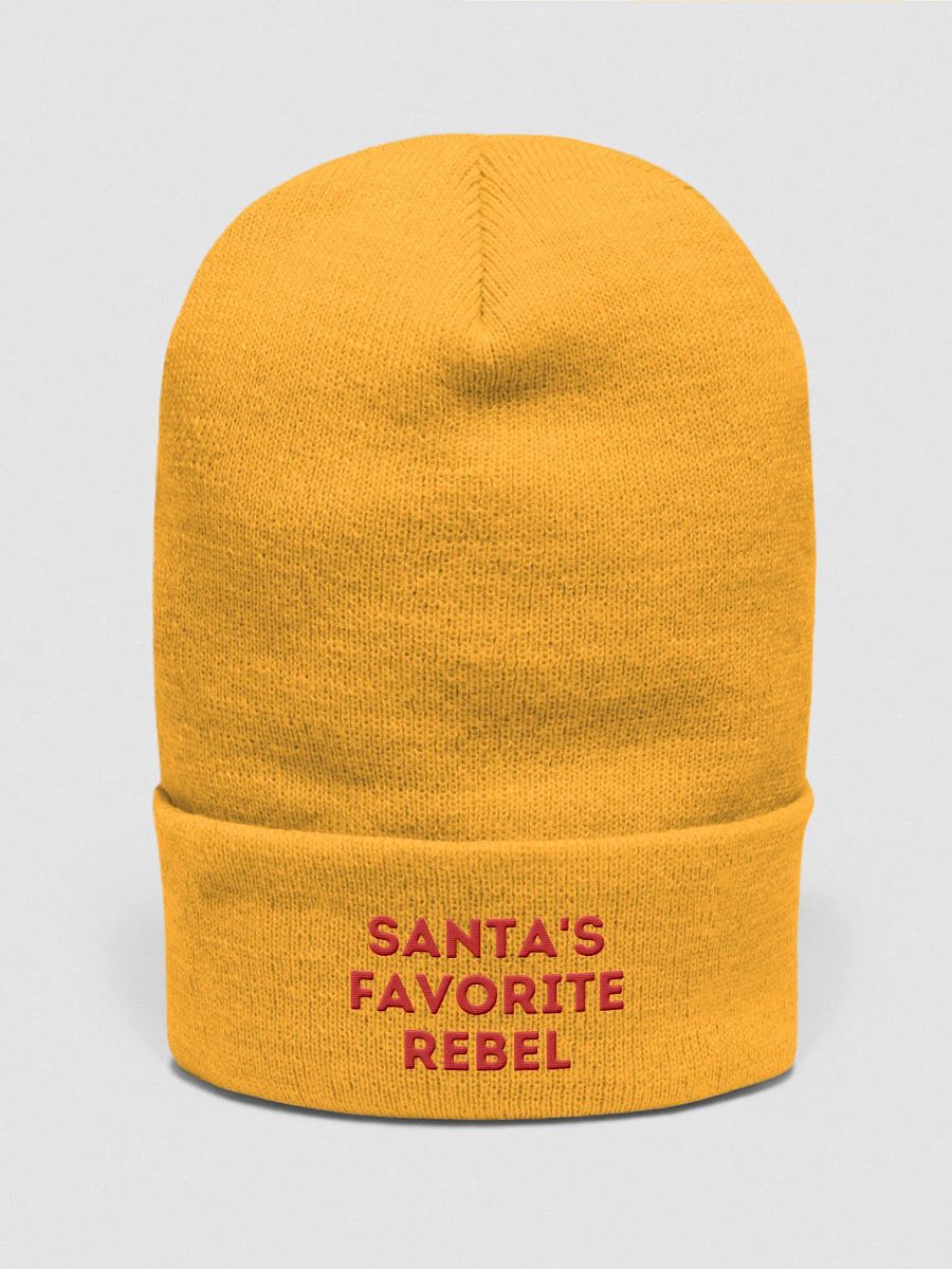 Santa's Favorite Rebel Cuffed Beanie product image (4)