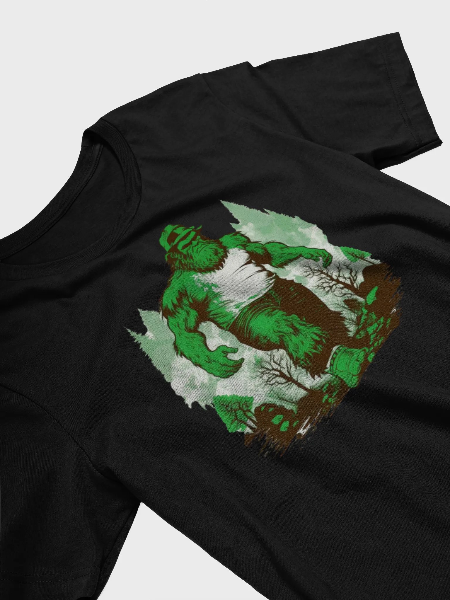 Bigfoot Hiking Adventure Retro Forest product image (4)