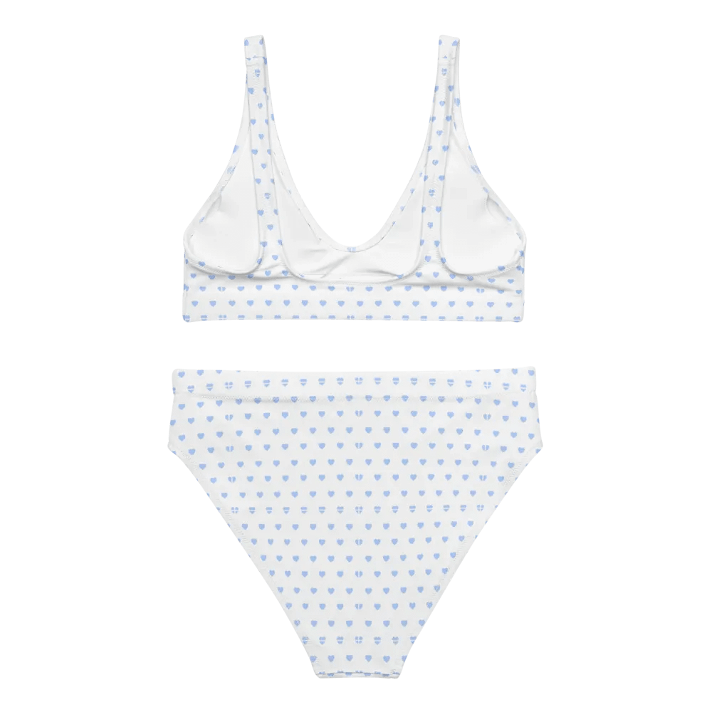 Pastel Heart Seamless Pattern High Waisted Bikini - V9 product image (2)