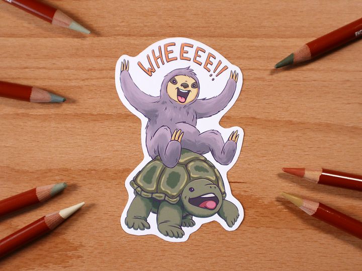 sticker : wheeee!! product image (2)