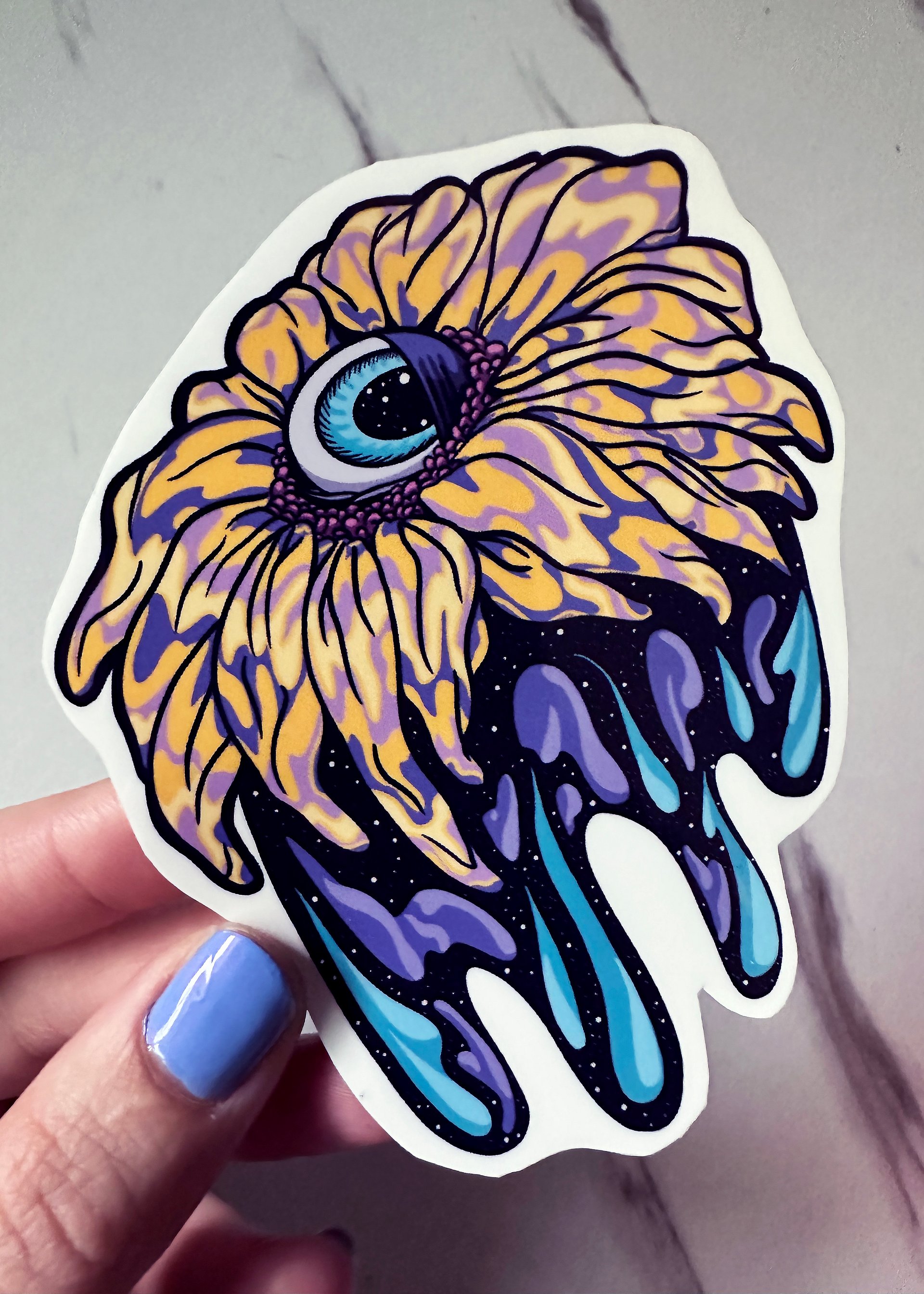 Space Flower Sticker product image (2)