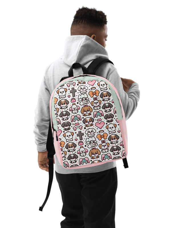 Puppies and Crosses Minimalist Backpack product image (9)