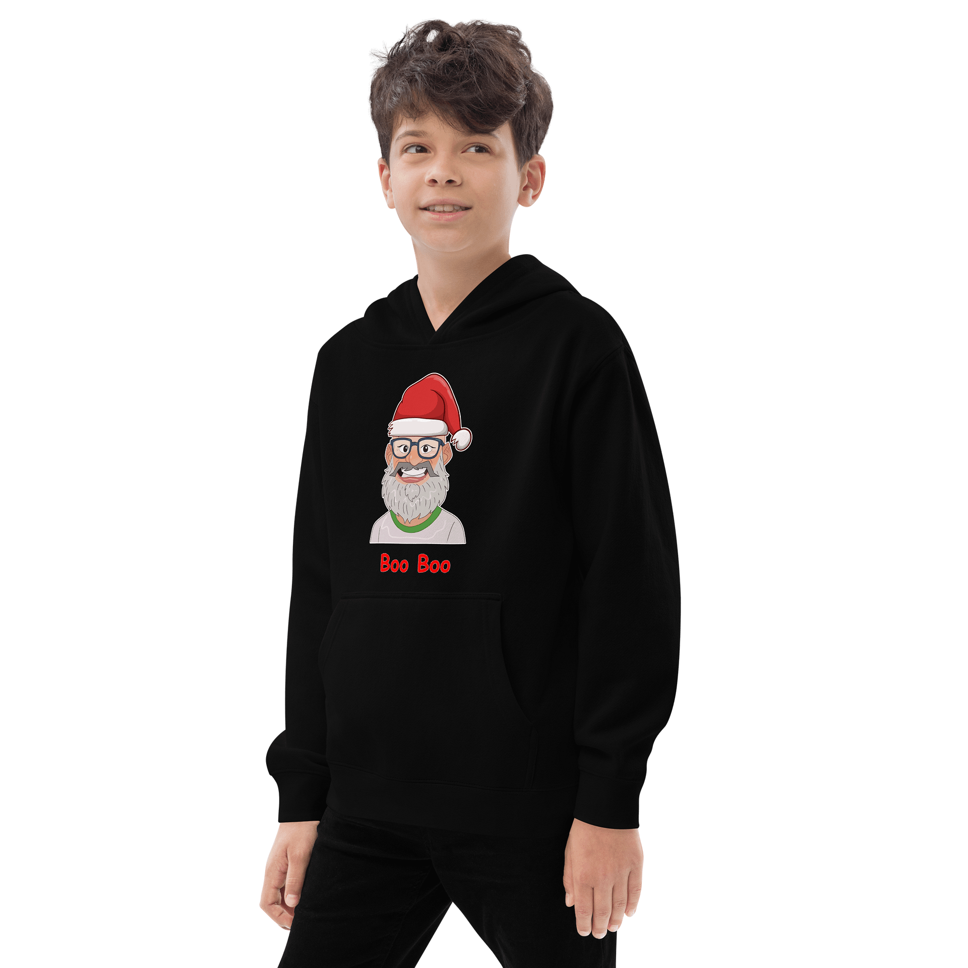 Kids Santa Boo Boo Pullover Hoodie product image (3)