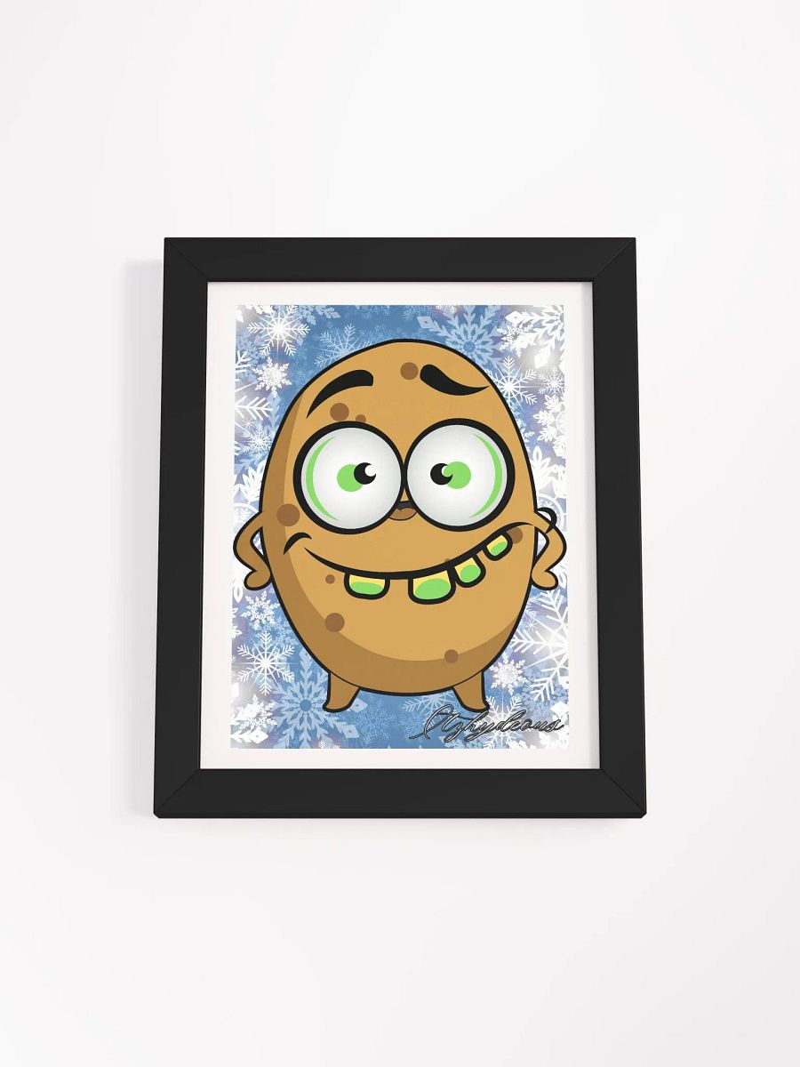 Whimsical Winter Potato Framed Poster product image (1)