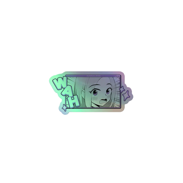 Oishii "Zoom" Holo Sticker product image (1)