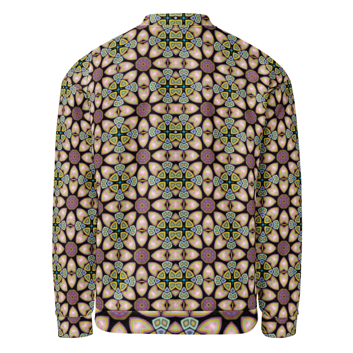 Fractal Batik Purple Bomber Jacket product image (2)