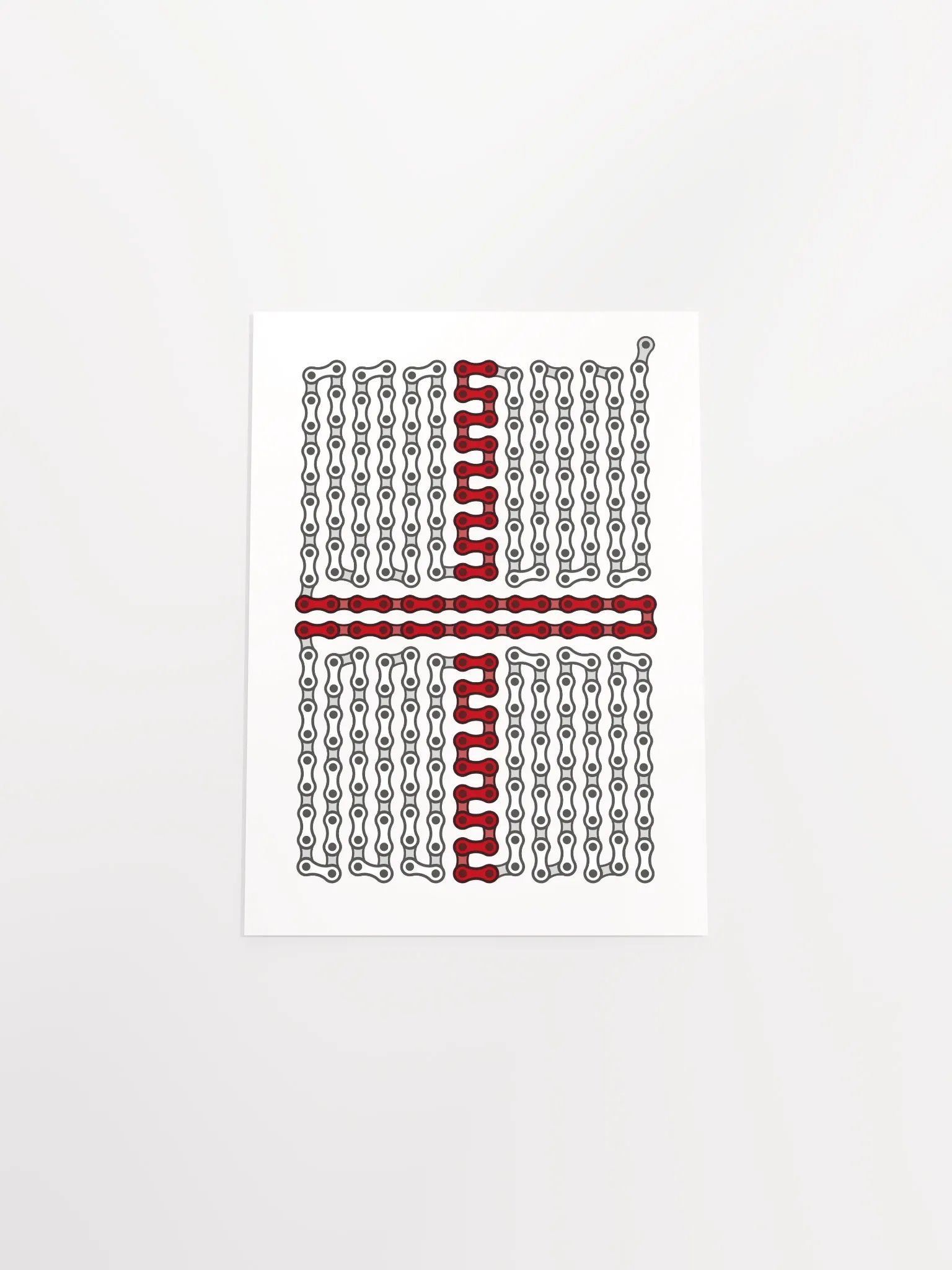 England Bike Chain Flag Poster product image (4)