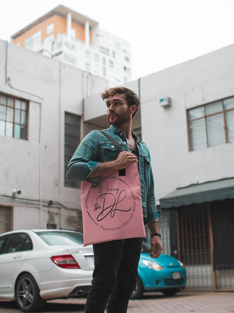 Pink Econscious Organic Cotton Tote Bag – Eco-Friendly Reusable Shopping & Everyday Carry Bag product image (4)