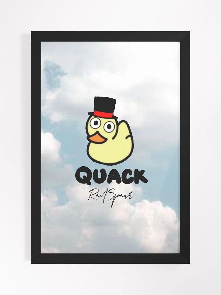 Quack Poster Framed product image (1)