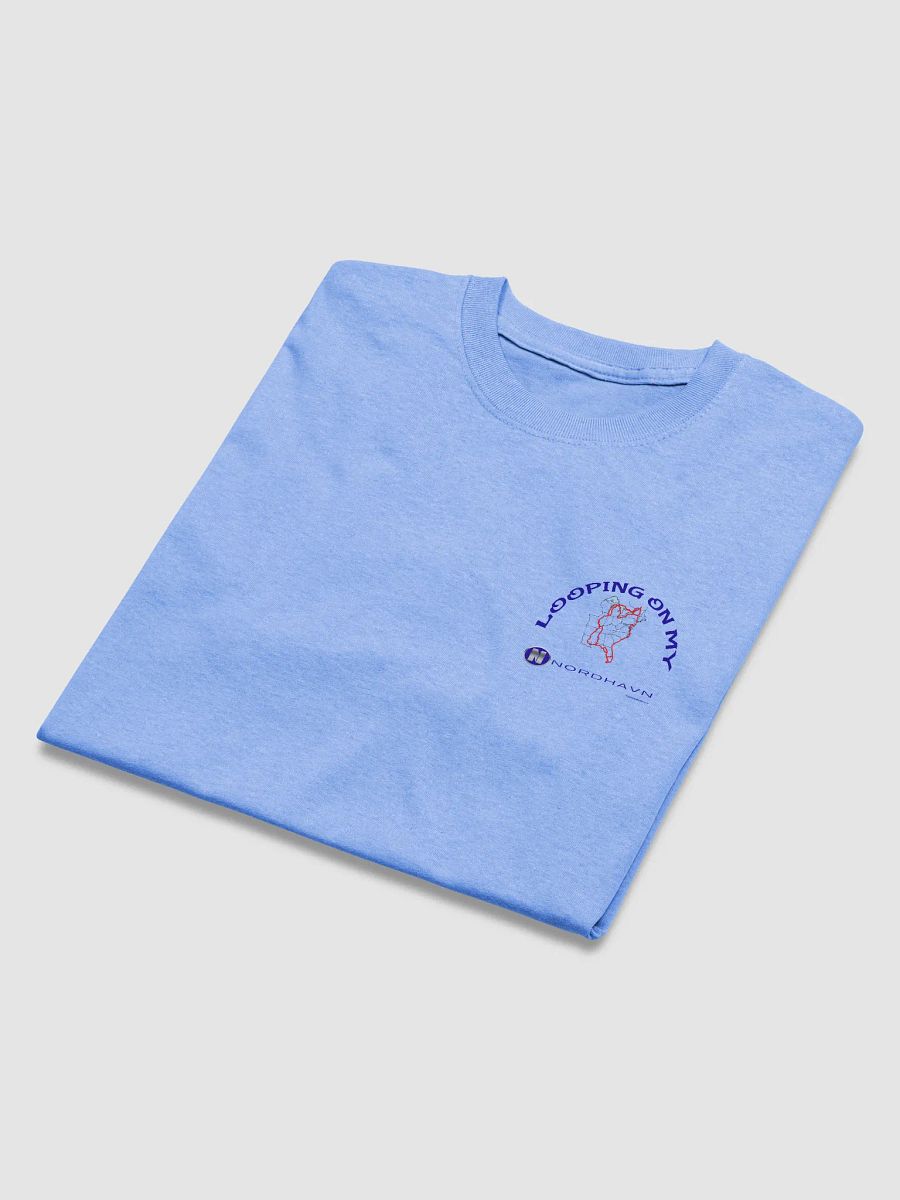 Looping On My Nordhavn - T-Shirt - Light Shirt w/Blue Logo product image (3)