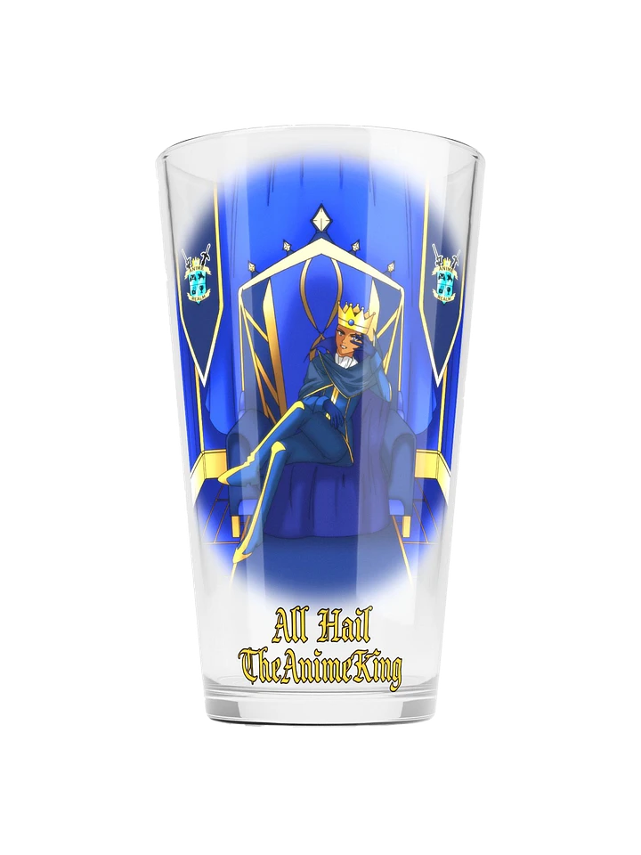 All Hail TheAnimeKing Shaker Pint Glass product image (1)