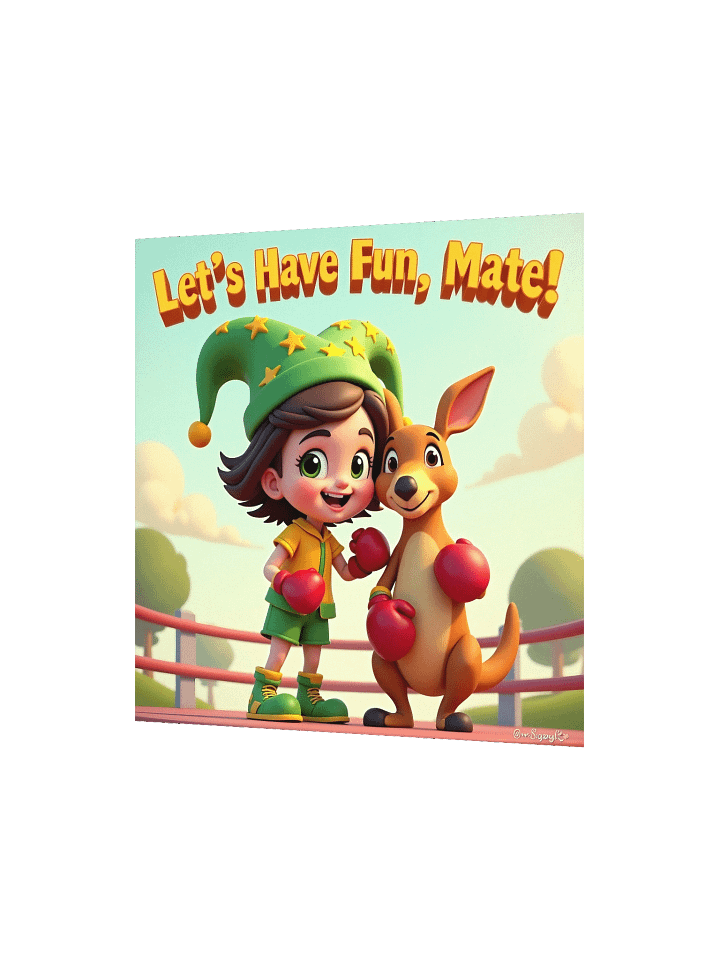 JessyJesty “Kanga Kick!” Enhanced Matte Poster – Aussie Energy for Curious Kids! product image (2)