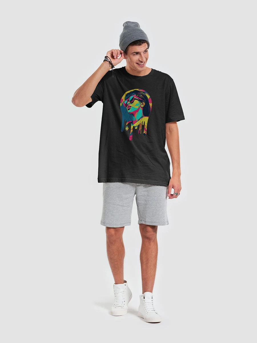 Pop Art Girl Drip T-Shirt #550 product image (6)