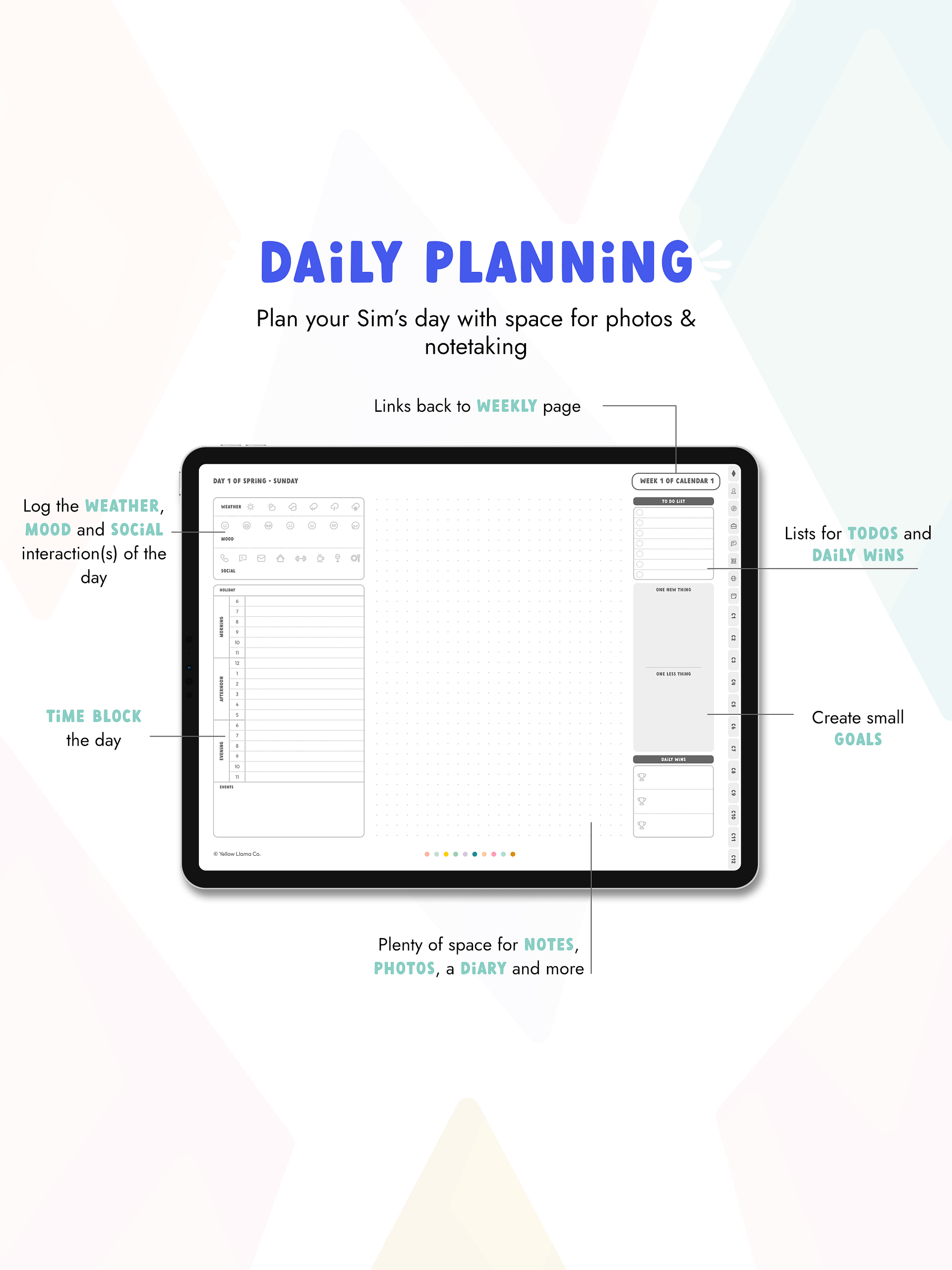 Digital Sim Life Planner Bundle product image (7)