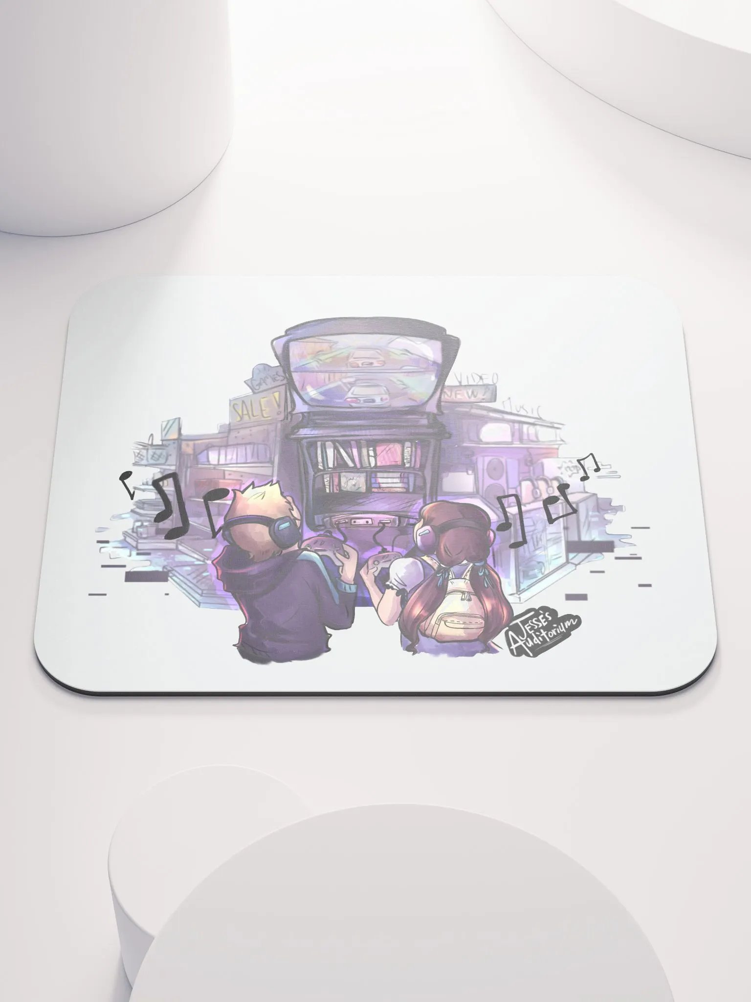 Classic Mouse Pad - Purple Dreams product image (1)