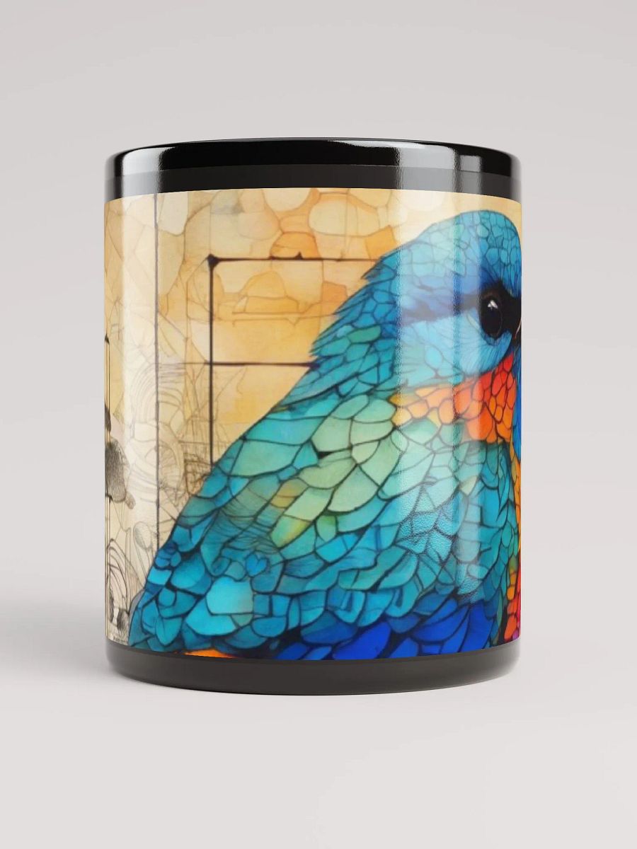 Mosaic Kingfisher Glossy Mug product image (10)