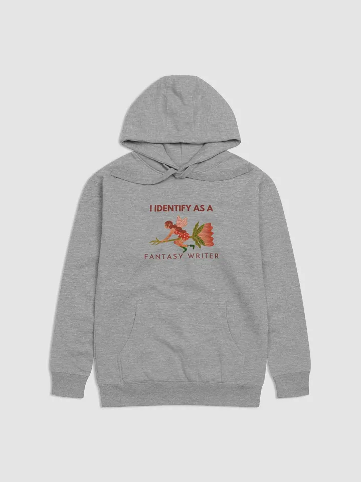 I Identify as a Fantasy Writer Carbon Grey Unisex Hoodie product image (1)