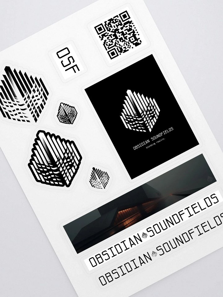 OBSIDIAN SOUNDFIELDS Sticker Sheet 001 product image (1)