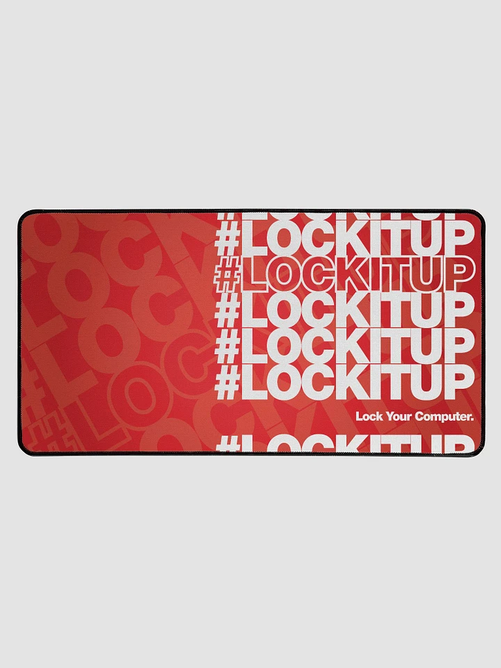 #LOCKITUP - Deskmat (Red) product image (1)