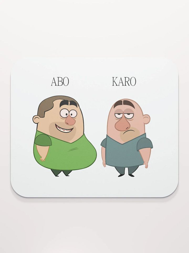 Abo and Karo - Dynamic Duo Mouse Pad product image (2)