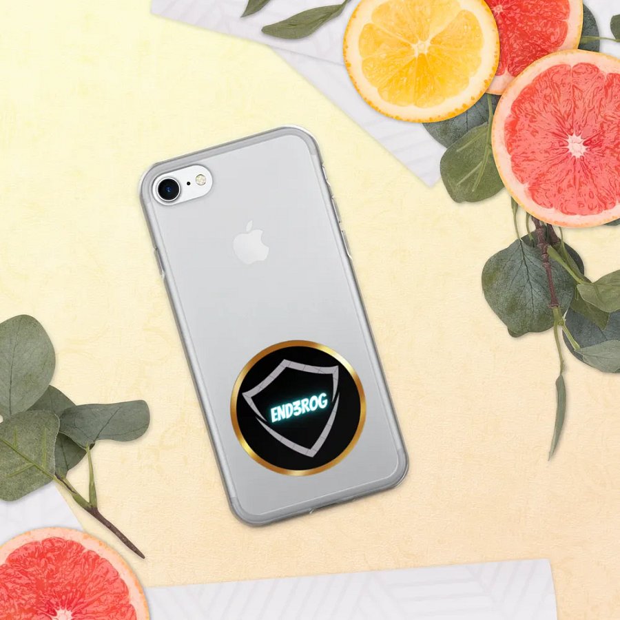 Glowing Shield Logo Clear iPhone Case product image (337)