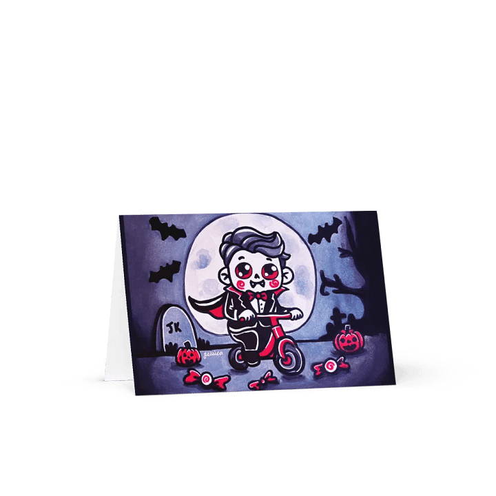 Cemetery Candy Cruise Greeting Card product image (1)