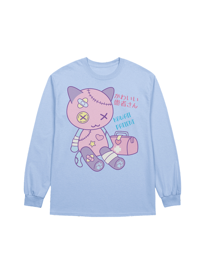 Kawaii Patient Toy Kitty - Unisex Adult Long Sleeve T-shirt product image (5)