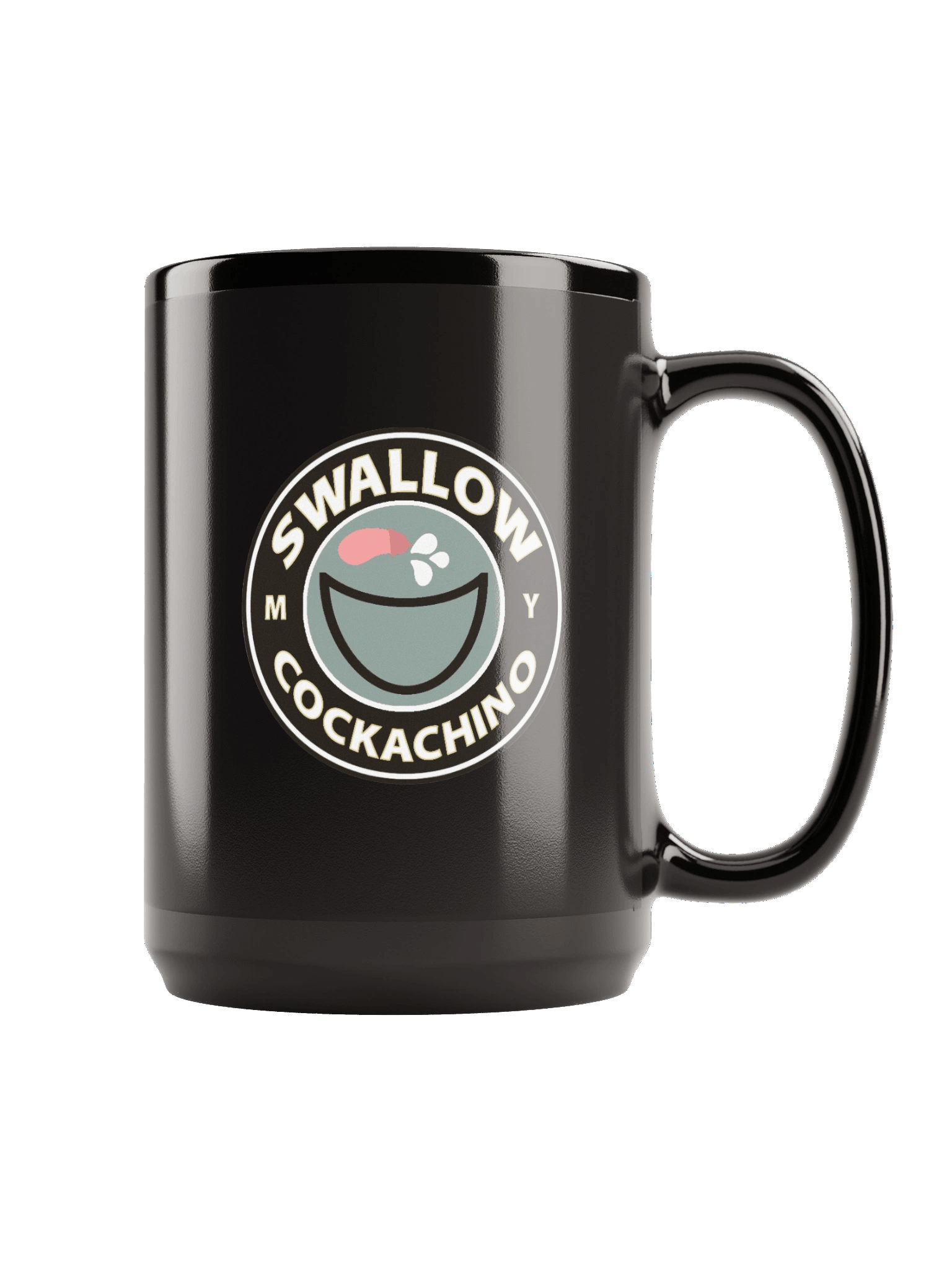 Swallow My Cockachino Mug (black) product image (1)