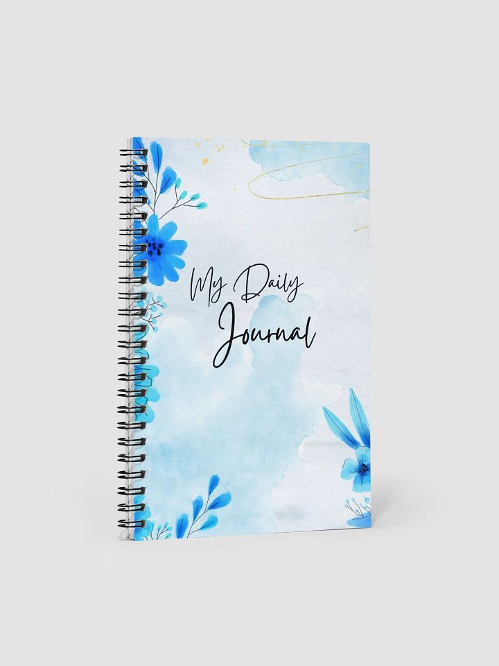 Floral Watercolor Daily Journal Spiral Notebook product image (1)