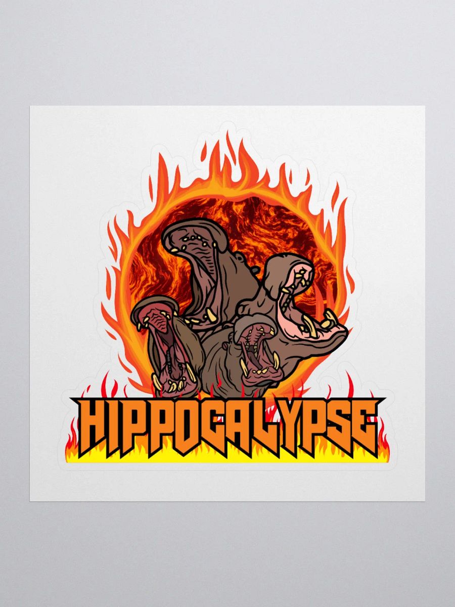 HIPPOCALYPSE Sticker product image (1)