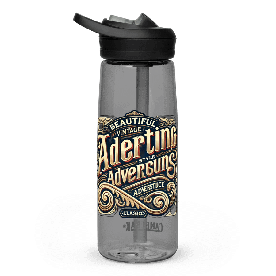 Vintage-Style Ornate Water Bottle Ad product image (4)