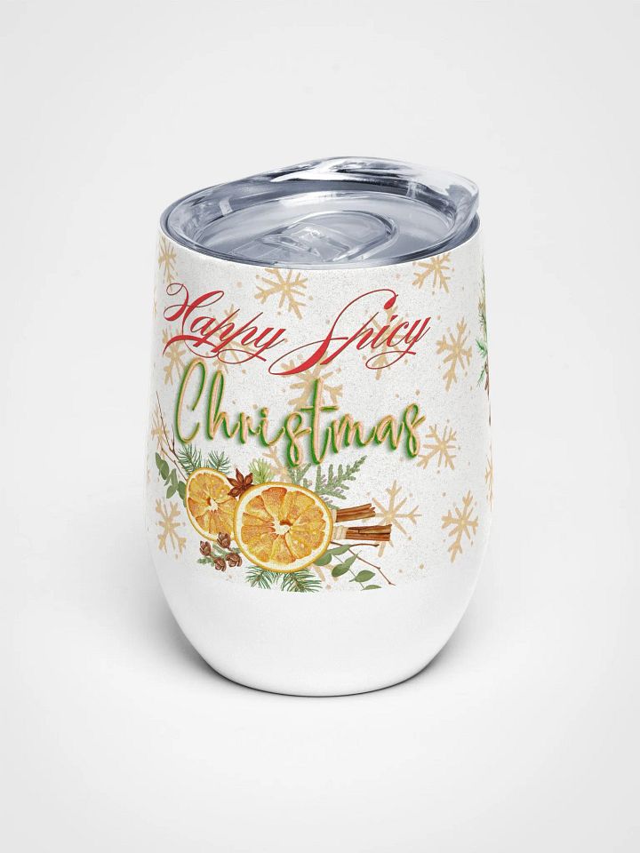 Spicy Christmas Wine Tumbler for moms dads friends colleagues product image (1)
