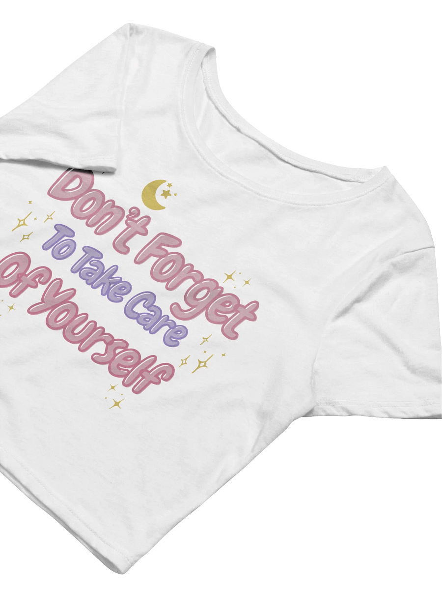 Whimsical Self-Care Crop Tee product image (5)