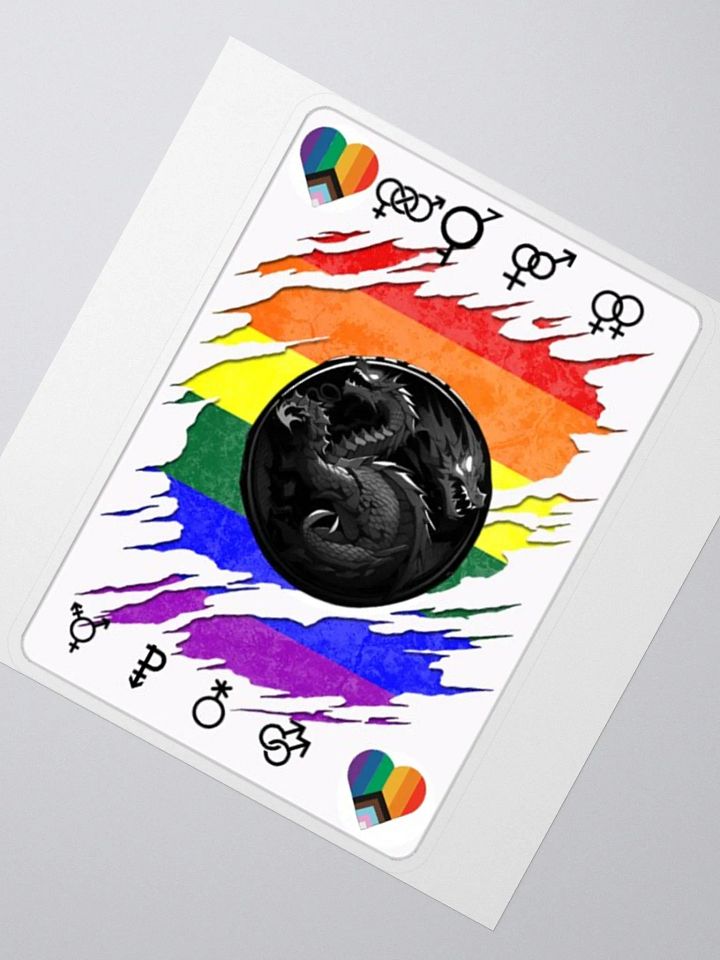the pride playin card sticker pack product image (6)
