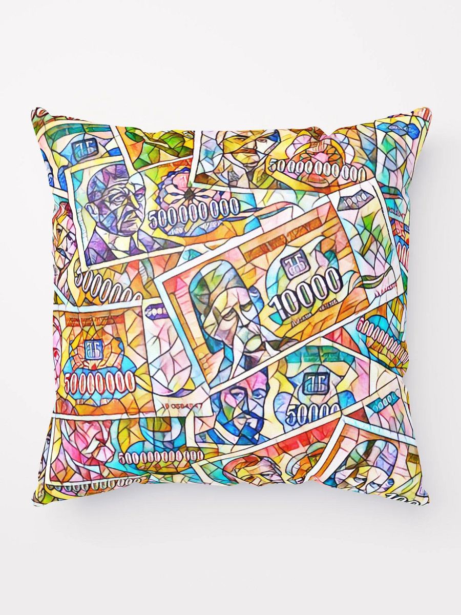 Jugoslovenski inflatorni dinar 1993 (Kolaž/mozaik) All-Over Print Basic Pillow product image (5)