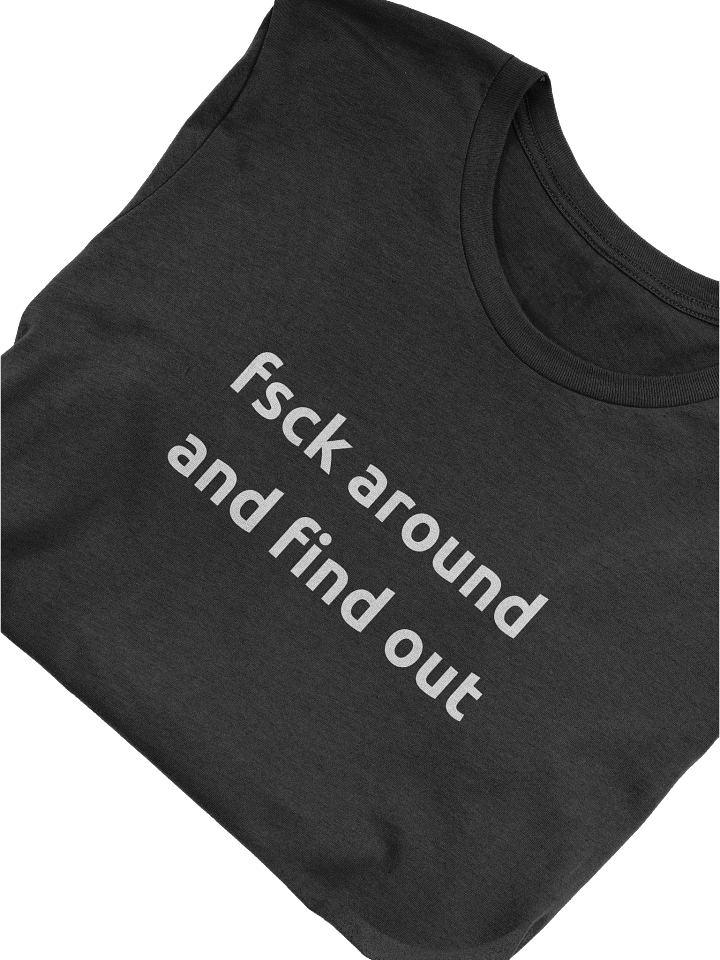 "fsck around and find out" T-Shirt product image (2)