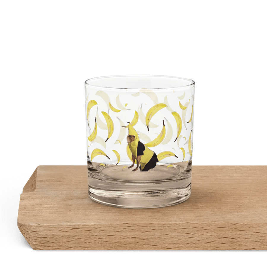 Banana Lady rocks glass product image (7)