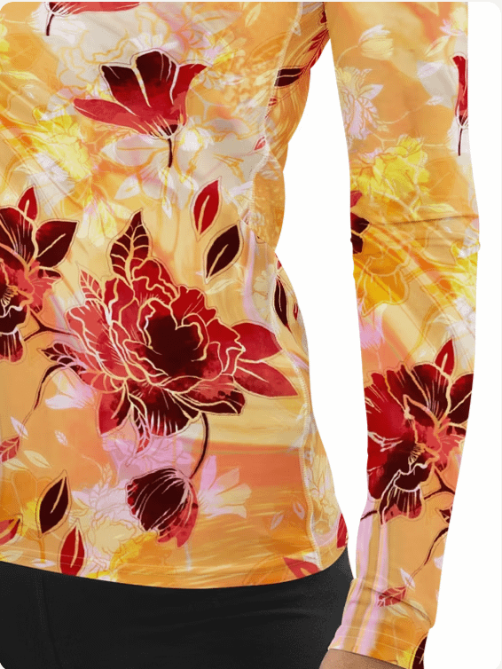 Sunset garden-Women's Rash Guard product image (6)