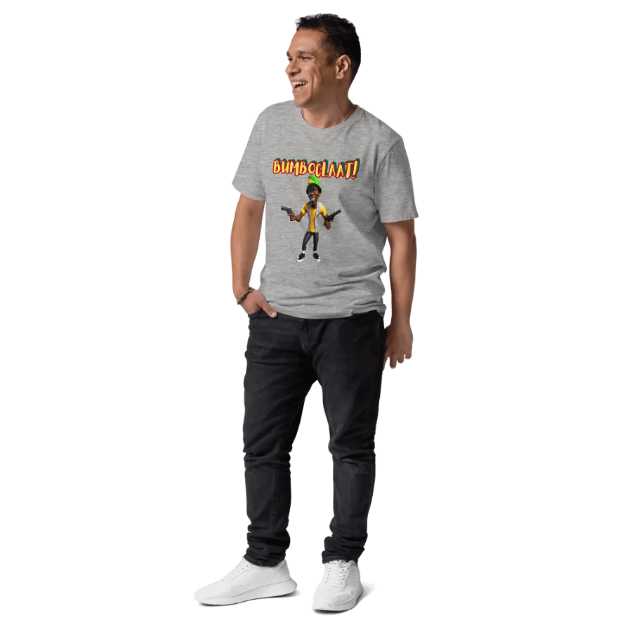 Glowing Bumboclaat Fantasy Logo T-Shirt product image (67)
