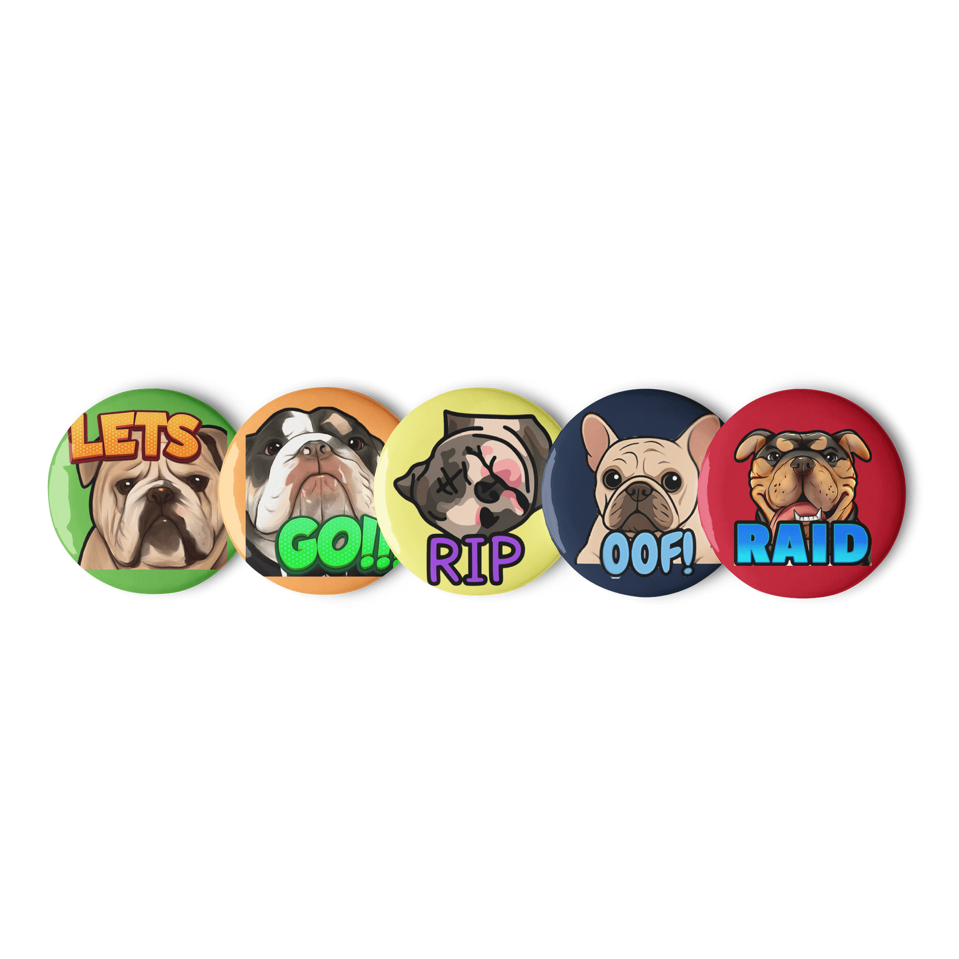 Straightedge Monster Button Pack 2 product image (1)