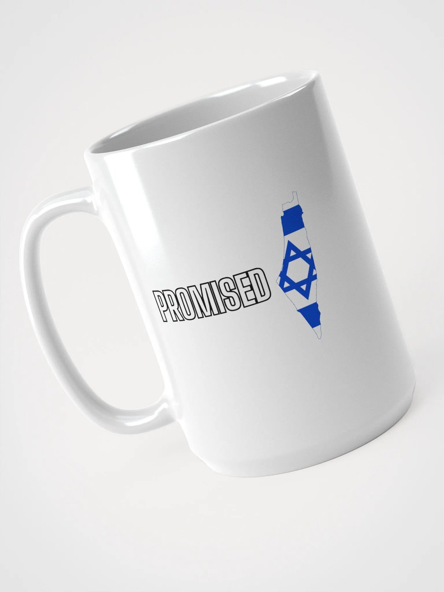 PROMISED White Mug – Covenant Edition product image (4)