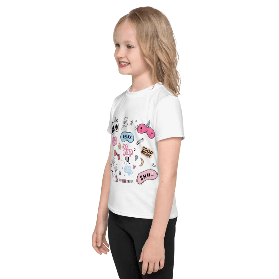 Kids T-Shirt Sleep Masks Set Printed product image (3)