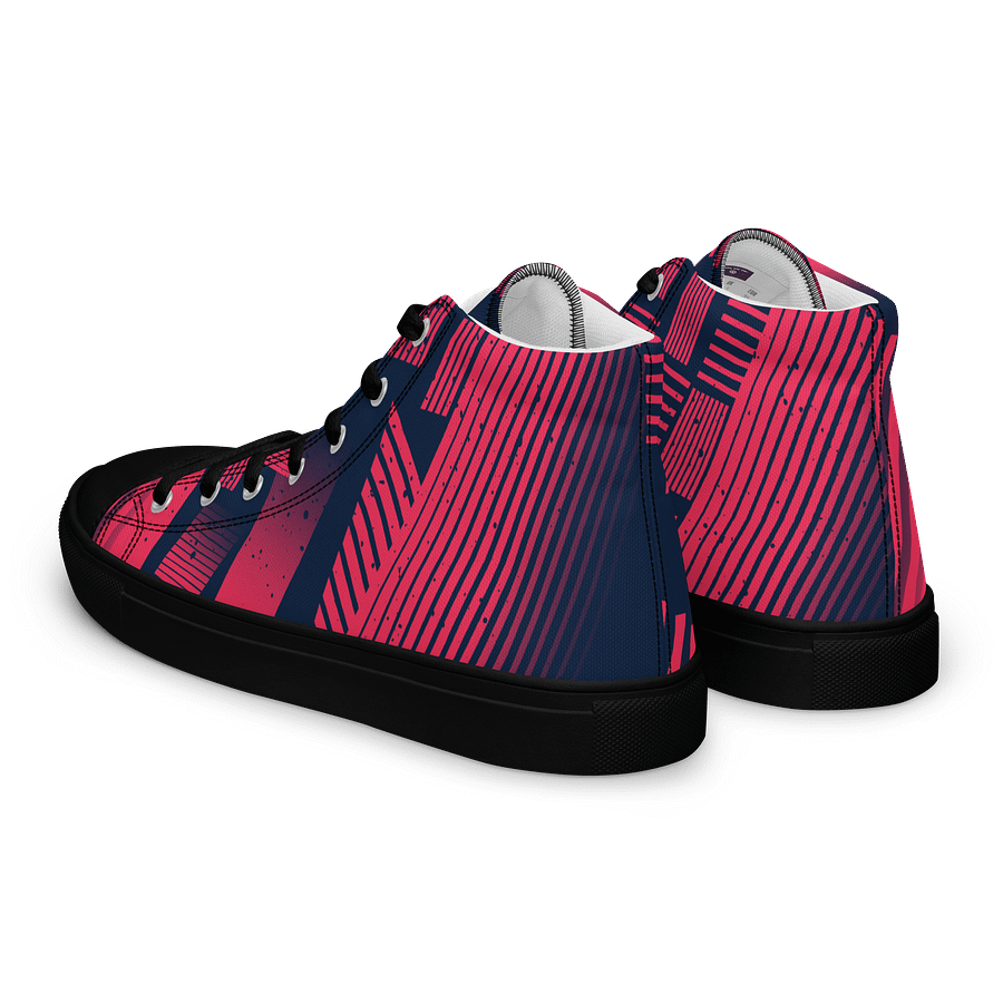 Red Stripes | Men's High Top Sneaker product image (7)