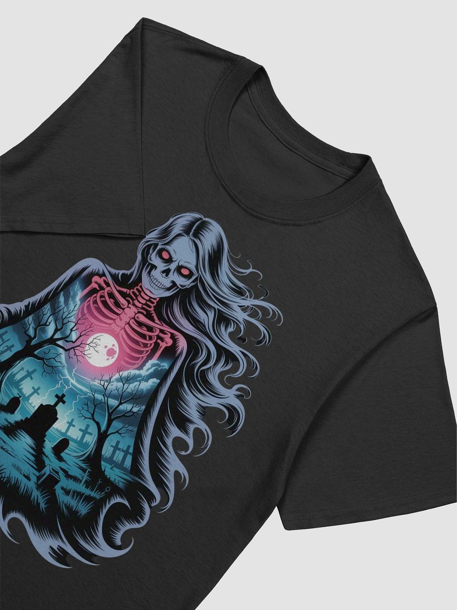 Moonlit Graveyard Skeleton T-Shirt product image (6)