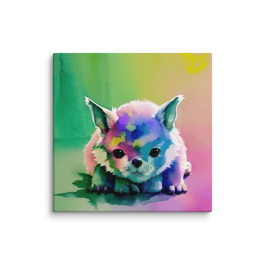 Cute Dog Digital Painting - v9 product image (1)
